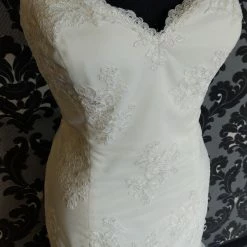 Something Blue Tara Keely Wedding Dress Size 8 Lace Ivory Strapless Mermaid Sweetheart WEDDING DRESSES
