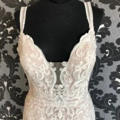 Something Blue Allure Romance 3213 Women Wedding Dress Embroidered Lace Size 12 WEDDING DRESSES