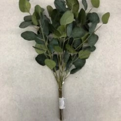 Something Blue DECOR Hobby Lobby Eucalyptus Floral Dark Green Size 17.5" FLORAL