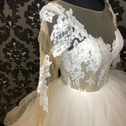 Something Blue Blush By Hayley Paige BL1652 Wedding Dress Tulle/Lace Ivory/Nude WEDDING DRESSES