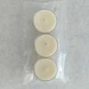 Something Blue Tea Light Candle Size 3ct Wax Ivory CANDLES