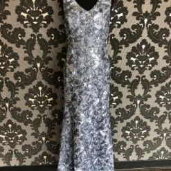 Something Blue FORMAL/MOTHER'S DRESSES Alex Evenings Women's Formal Lace Dusty Blue Size 6P