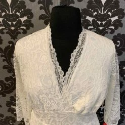 Something Blue Kyonna Bridal Formal Lace Ivory Size 1X FORMAL/MOTHER'S DRESSES