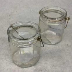 Something Blue Lantern Glass/Metal Iridescent/Gold Size 3.5" LANTERNS/BIRDCAGES DECOR