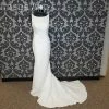 Something Blue WEDDING DRESSES Sincerity Bridal 11054 Crepe Ivory Size 12 AS IS PILLING/DISCOLORED