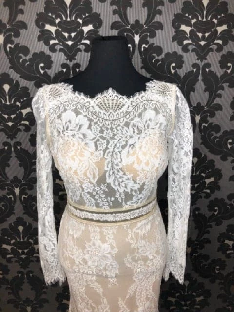 Something Blue Calla Blanche 16109 NADINE Women's Wedding Dress Lace Ivory/Nude WEDDING DRESSES 4 Something Blue Calla Blanche 16109 NADINE Women's Wedding Dress Lace Ivory/Nude WEDDING DRESSES