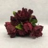Something Blue DECOR Peony Floral Burgundy Size 11" FLORAL