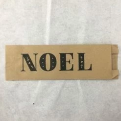 Something Blue Wedding THE PARLOUR 5" X 16.5" Paper Wine Bag Black Noel