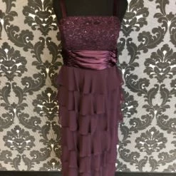 Something Blue FORMAL/MOTHER'S DRESSES R&M Richards Women's Formal Lace/Sequin Plum Size 14