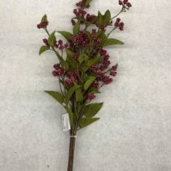 Something Blue Ashland Branch Floral Burgundy Size 4ct FLORAL