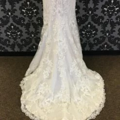 Something Blue Mori Lee 2702 Wedding Dress Lace Cafe Size 10 Illusion Beaded Top WEDDING DRESSES 7 Something Blue Mori Lee 2702 Wedding Dress Lace Cafe Size 10 Illusion Beaded Top WEDDING DRESSES