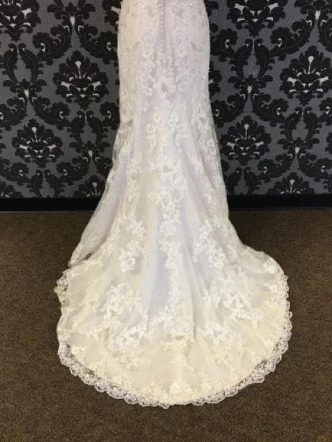 Something Blue Mori Lee 2702 Wedding Dress Lace Cafe Size 10 Illusion Beaded Top WEDDING DRESSES 5 Something Blue Mori Lee 2702 Wedding Dress Lace Cafe Size 10 Illusion Beaded Top WEDDING DRESSES