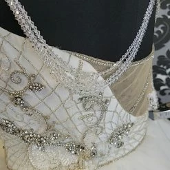 Something Blue Cristiano Lucci Ivory 6524 Wedding Dress Horsehair Skrit Beaded Bodice WEDDING DRESSES