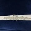 Something Blue BELTS Ivory/Silver Belt W/ Rhinestone Applique Size 22