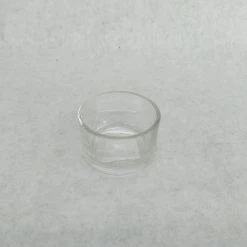 Something Blue Tea Light Holder Size 1" Glass Clear CANDLES DECOR