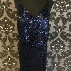 Something Blue Eva 3378 Sequin Navy Size XL ORDER ONLY
