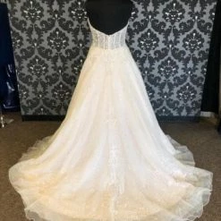 Something Blue Kenneth Winston KIMBERLY 1725 Women's Wedding Dress Beaded/Tulle Size 16 WEDDING DRESSES