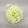 Something Blue Wedding Kissing Ball Flowers Ivory Size 6" FLORAL