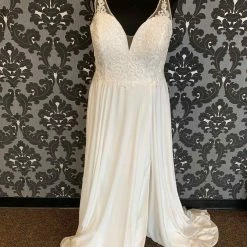 Something Blue Stella York Size 26 Ivory With Beading ALine