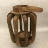 Something Blue At Home 8" X 12" Brown Wood Lantern NEW ARRIVALS