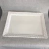 Something Blue DECOR Tray Size 17.5"x12.75" Ceramic White CAKE ACCESSORIES