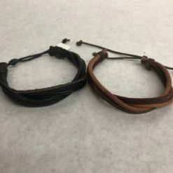 Something Blue JEWELRY Bracelet Leather Twisted