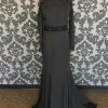 Something Blue Size 8 Black Jasz Couture Polyester Sheath 6274 PROM