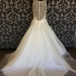 Madison James MJ170 Women's Wedding Dress Beaded/Tulle Size 14