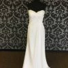 Something Blue Wedding WEDDING DRESSES Mon Cheri 216162 Women's Wedding Dress Chiffon Ivory Size 12