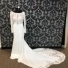 Something Blue Stella York 6817 Women's Wedding Dress Crepe/Lace Ivory Size 10 WEDDING DRESSES