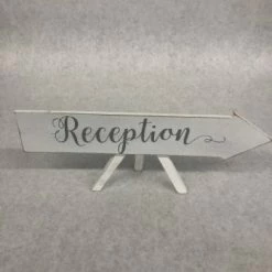 Something Blue Sign Wood White/Gray Size 5.5" X 12" SIGNS