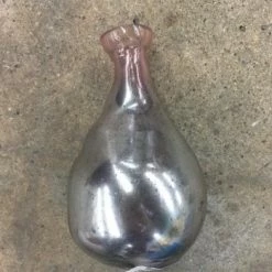 Something Blue Wedding DECOR Vase Mercury Glass Silver/Purple Size 5.75" Bud VASES