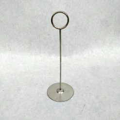 Something Blue Gray Bunny Table Number Holders Metal Silver Size 8.5" SIGNS