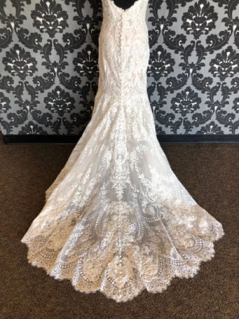Something Blue WEDDING DRESSES Allure Bridal C534 Size 12 Ivory And Champagne Lace Beaded Mermaid 5 Something Blue WEDDING DRESSES Allure Bridal C534 Size 12 Ivory And Champagne Lace Beaded Mermaid