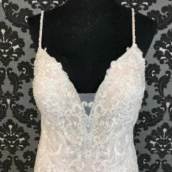 Something Blue Allure 9605 Women Wedding Dress Embroidered Tulle Ivory/Blush WEDDING DRESSES