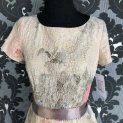 Something Blue FORMAL/MOTHER'S DRESSES Adrianna Papell Women's Formal Brocade Champagne/Multi Size 2