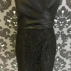 Something Blue Wedding FORMAL/MOTHER'S DRESSES Size 8 Black Jasmine Polyester Cocktail Sleeveless