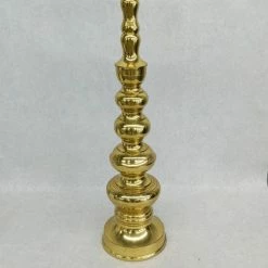 Something Blue DECOR Taper Candle Holder Size 18" Metal Gold CANDLES