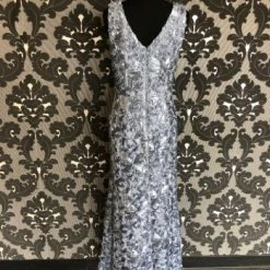 Something Blue FORMAL/MOTHER'S DRESSES Alex Evenings Women's Formal Lace Dusty Blue Size 6P