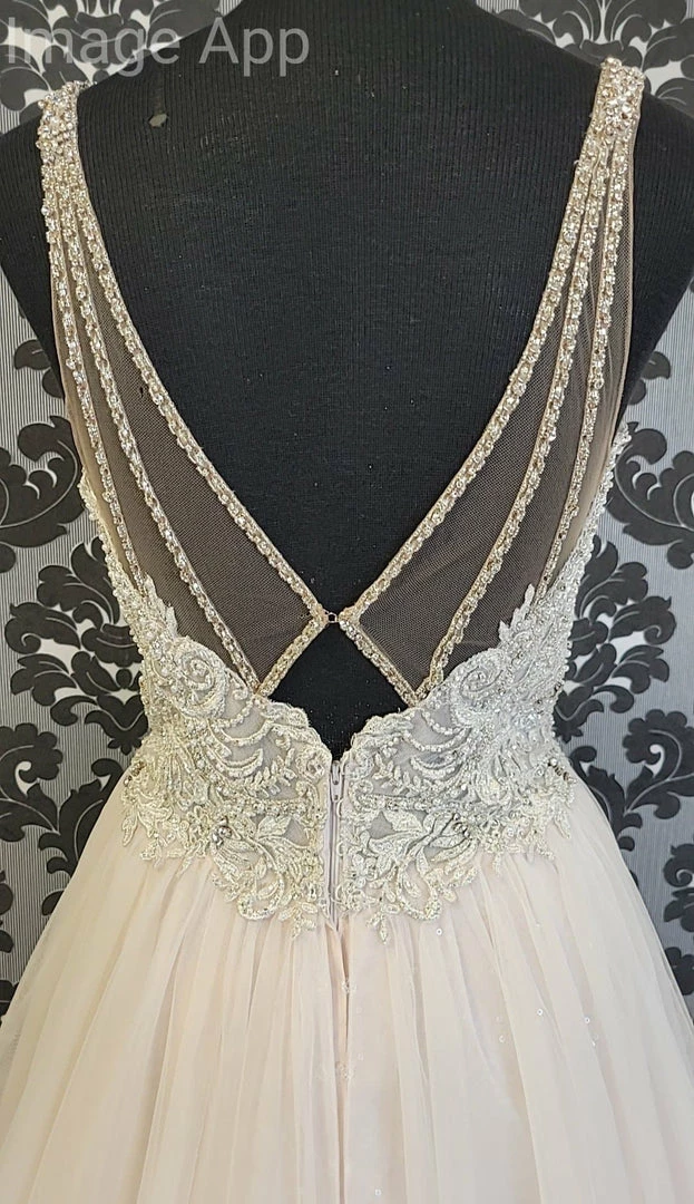 Something Blue Essense Of Australia D2409 Women Wedding Dress Sequin Tulle WEDDING DRESSES 7 Something Blue Essense Of Australia D2409 Women Wedding Dress Sequin Tulle WEDDING DRESSES