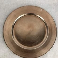 Something Blue DECOR Chargers Plastic Champagne Size 13" CHARGERS