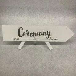 Something Blue Sign Wood White/Silver Size 13.5"x4.25" SIGNS