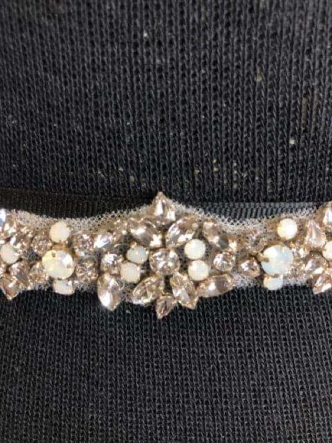 Something Blue Casablanca Bt5030- SA084 Belt Rhinestone/Opal Ivory/Silver Size 20 "AS IS" 4 Something Blue Casablanca Bt5030- SA084 Belt Rhinestone/Opal Ivory/Silver Size 20 "AS IS"