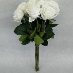 Something Blue Mainstay Rose Real Touch Ivory Size 17" FLORAL