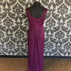 Something Blue R&M Richards Women's Formal Chiffon Plum Size 12