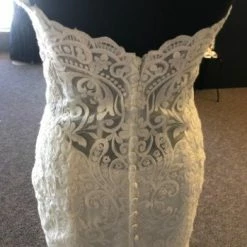 Something Blue Allure Romance Women's Wedding Dress Lace Ivory Size 10 WEDDING DRESSES