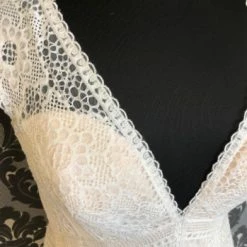 Something Blue Wilderly Bride F181 Size 18 Ivory Lace V-neck Fit & Flare