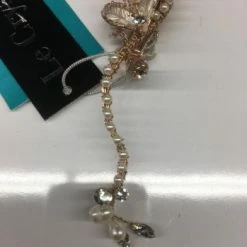 Something Blue Wedding Marionat 4827 Hair Piece Rhinestone/Pearl Rose Ggold NEW ARRIVALS