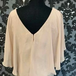 Something Blue Miss Cristina 3215 Formal Lace/Chiffon Nude Size 2XL