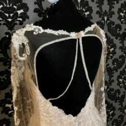 Something Blue WEDDING DRESSES Essense Of Australia D2532 Women's Wedding Dress Tulle/Lace